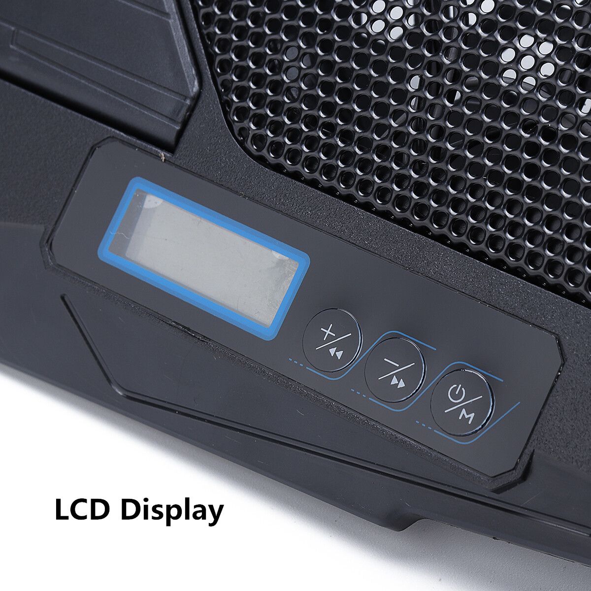 Ultra Slim 2 USBs LCD Fans Notebook Laptop Gaming Cooling Pad Stand 12-15.6inch