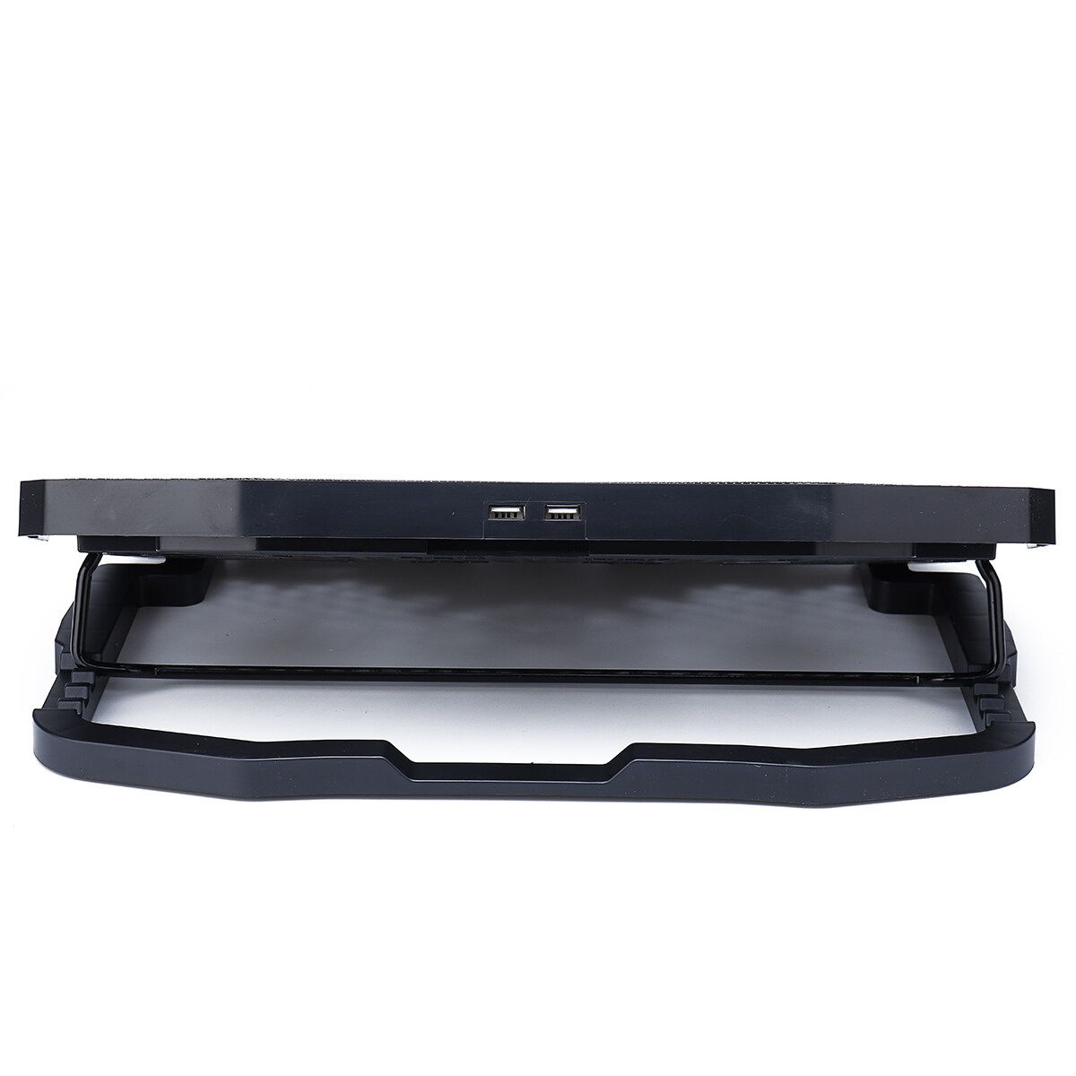 Ultra Slim 2 USBs LCD Fans Notebook Laptop Gaming Cooling Pad Stand 12-15.6inch