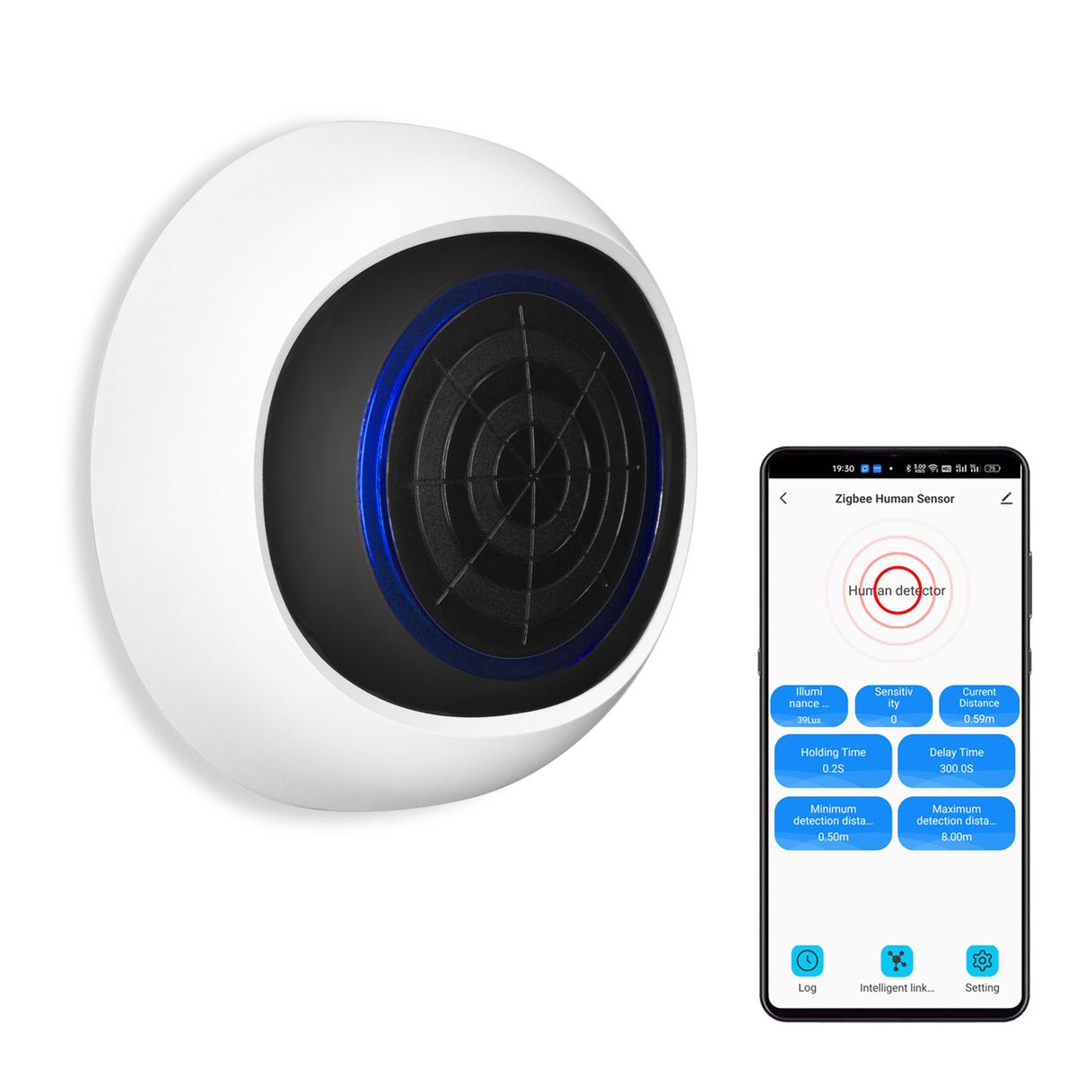 Intelligent Radar Wave Human Presence Sensor Graffiti Zigbee