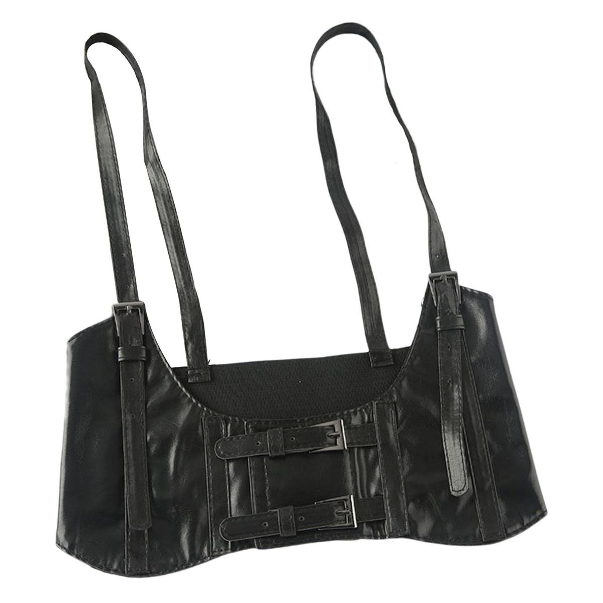 Women's Waist Belt Underbust Corset Faux Leather