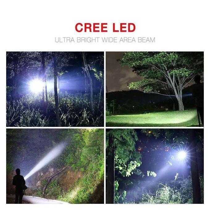 High Power Security Tactical LED Flashlight Waterproof