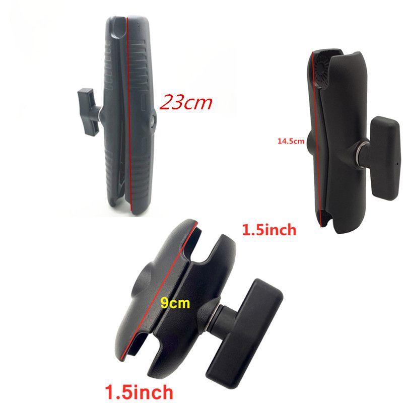 Heavy Duty 9cm 14.5cm 23cm Aluminum 1.5 Inch Ballhead Mount