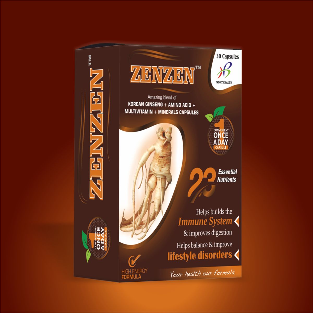 ZEN ZEN  Korean Ginseng CAPSULES