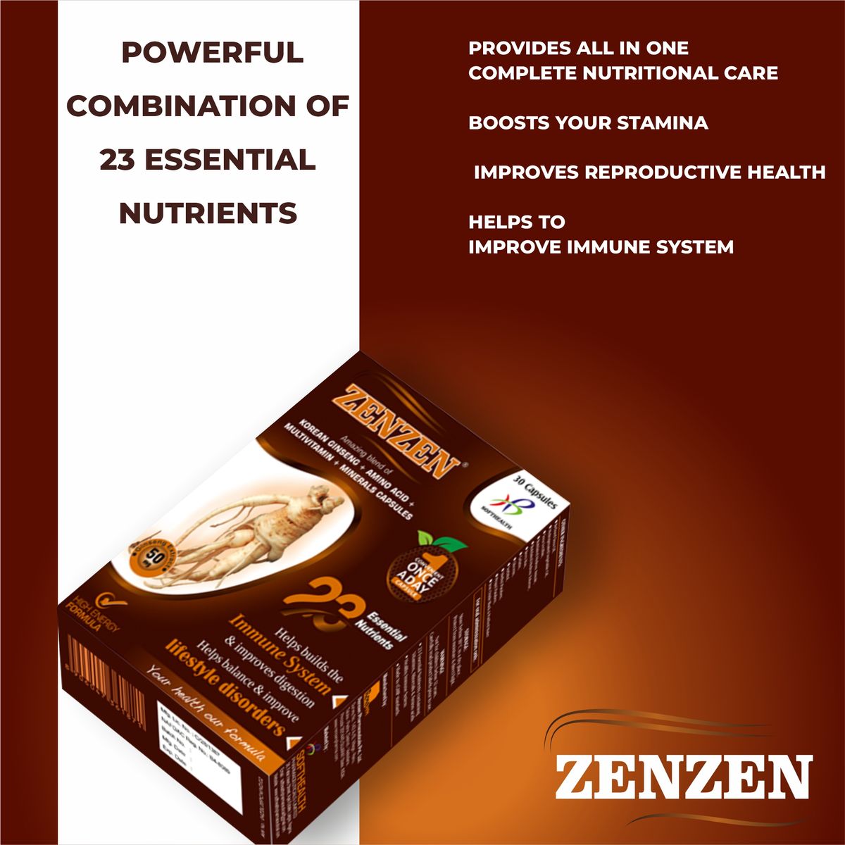 ZEN ZEN  Korean Ginseng CAPSULES