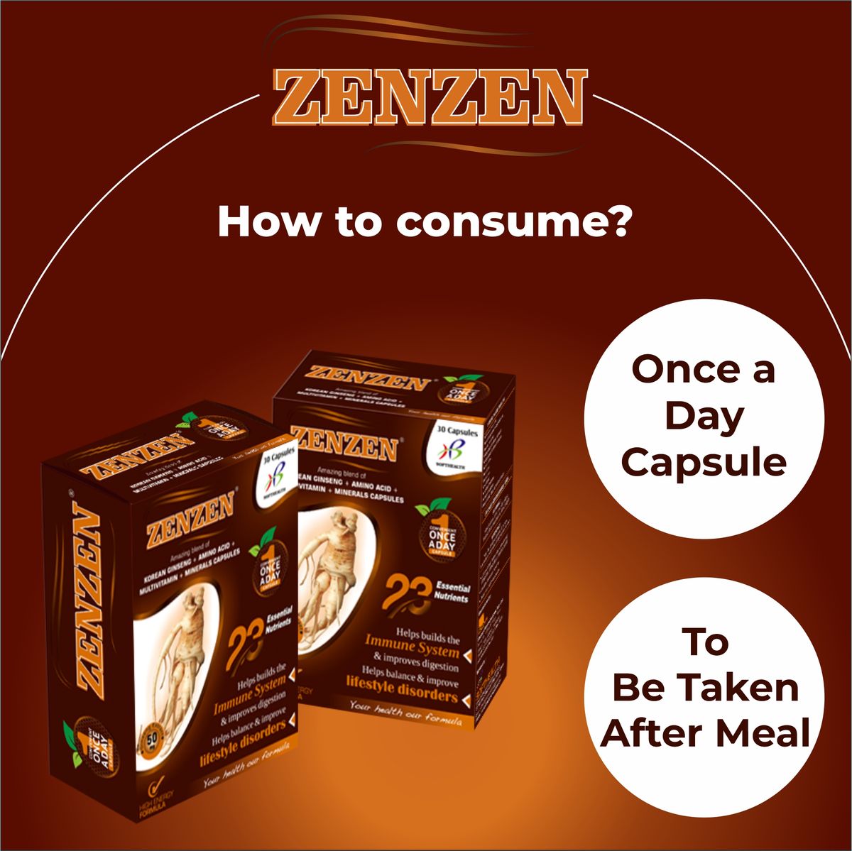 ZEN ZEN  Korean Ginseng CAPSULES