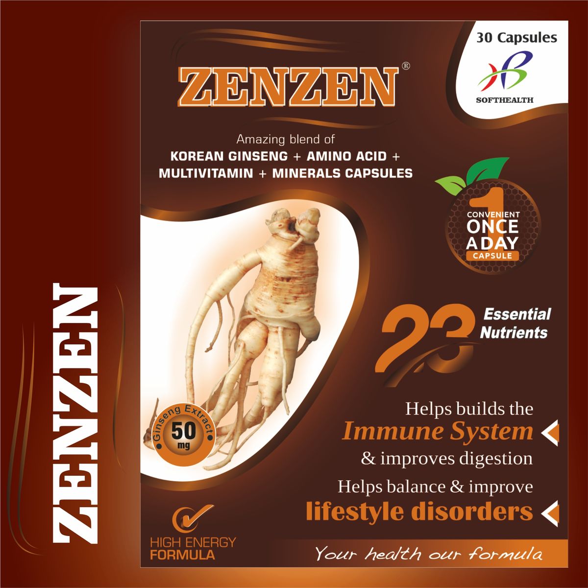 ZEN ZEN  Korean Ginseng CAPSULES