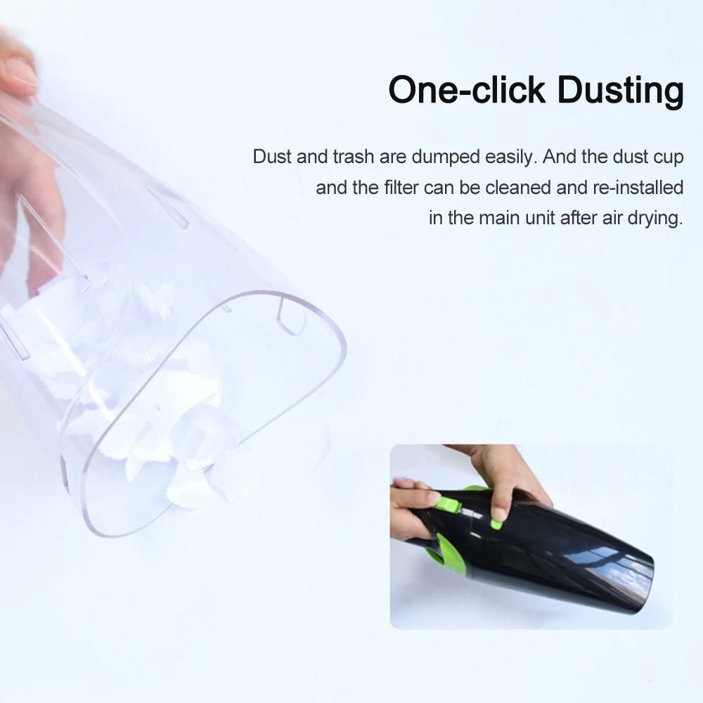 Car Wireless Vacuum Cleaner Cordless Wet/Dry 120W 4000Pa Suction Hand-held Vacuum Cleaner Portable Home and Auto Dual-use