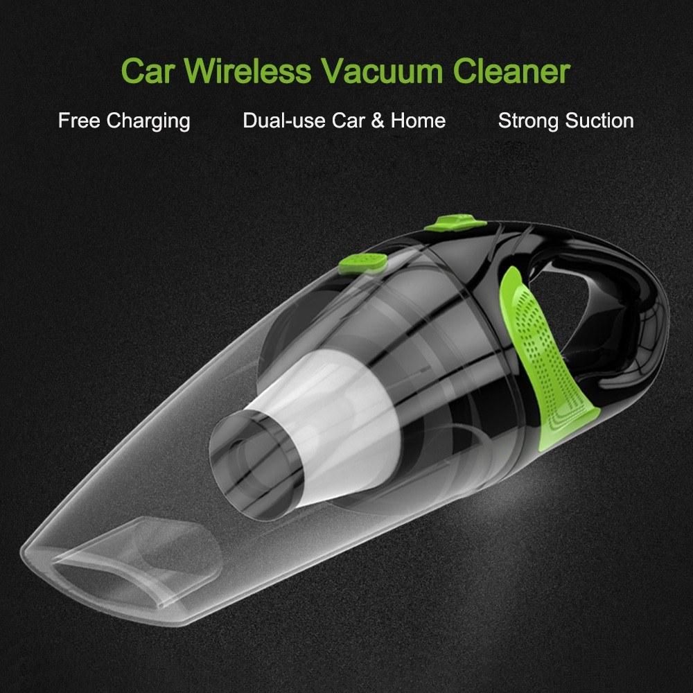 Car Wireless Vacuum Cleaner Cordless Wet/Dry 120W 4000Pa Suction Hand-held Vacuum Cleaner Portable Home and Auto Dual-use