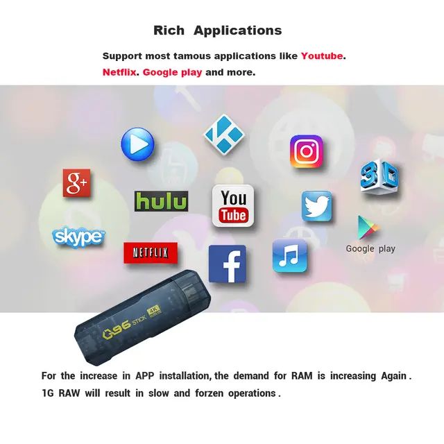 100% Genuine Original With Warranty Portable Smart Android  Tv Box/ Tv Stick,