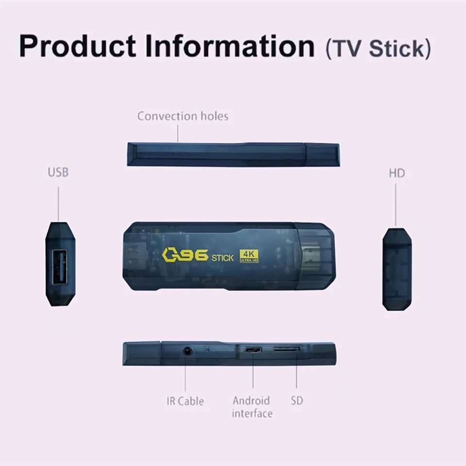 100% Genuine Original With Warranty Portable Smart Android  Tv Box/ Tv Stick,