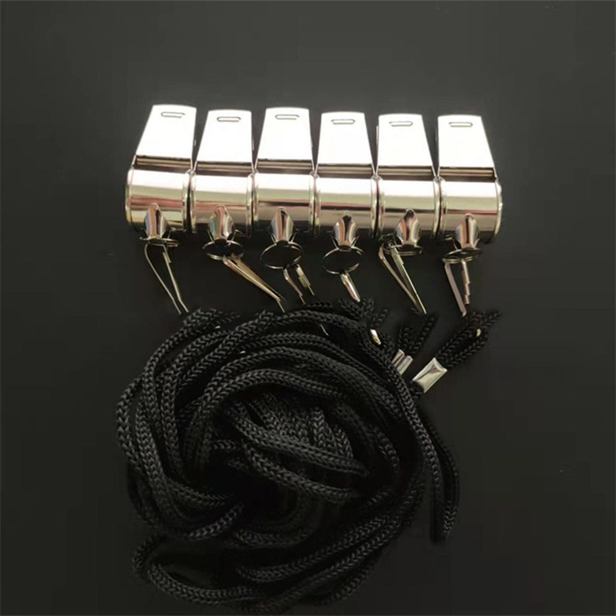 2Pcs Referee Whistles Multi-purpose Basketball Game Whistles