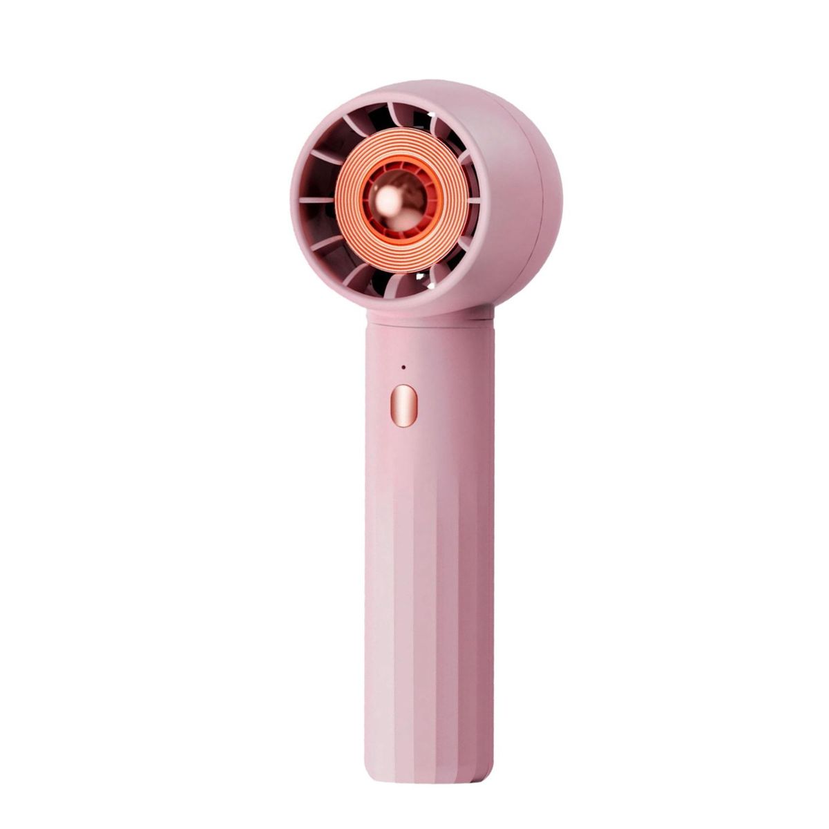 Mini Handheld Fan USB Charging Adjustable Personal Cooling Fan Turbo Portable Bladeless Fan for Travel Home Office Pink