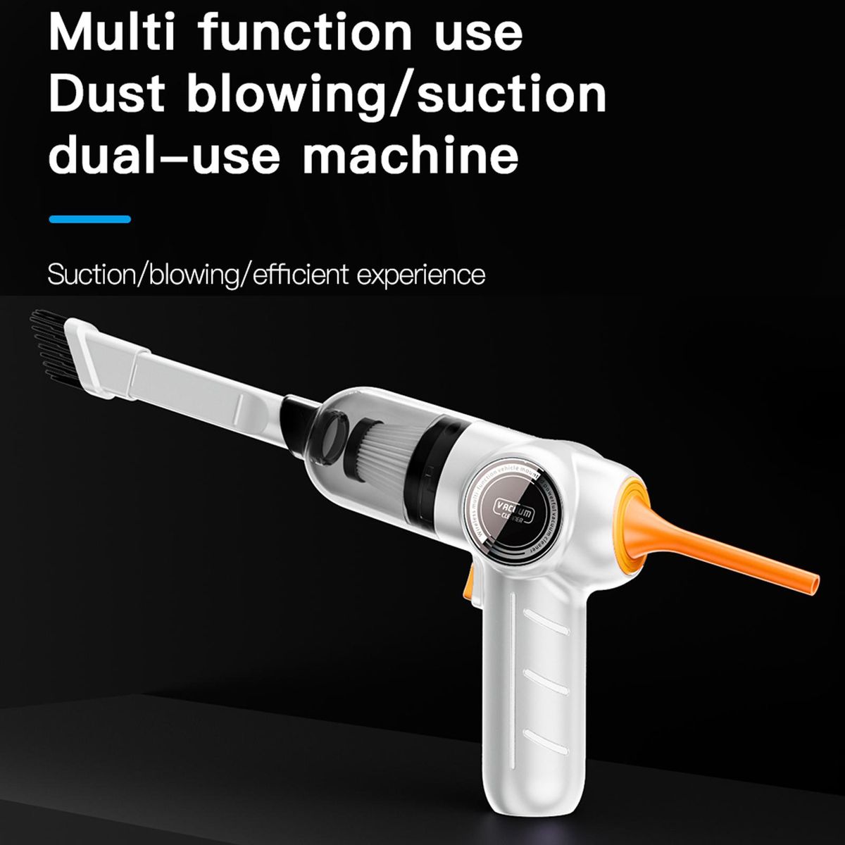 Car Wireless Vacuum Cleaner 120W High Power Blowable Cordless Home Appliance Vacuum Home and Car Dual Use Portable Vacuum Cleaner
