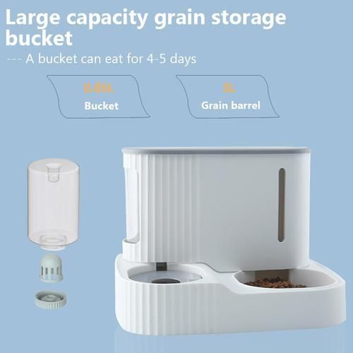 3L Pet Cat Bowl Automatic Feeder For Dog Cat Bowl With Dry Food Storage Cat Drinking Water Bowl Puppy Dog Cat Supplies