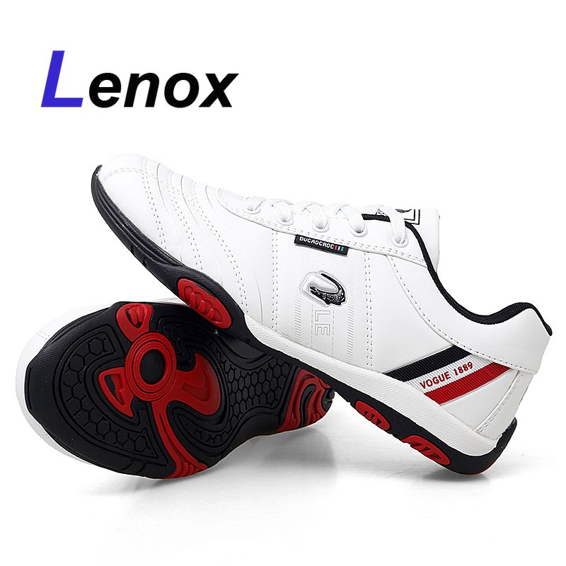 Comfort Golf Flats Mens Leather Shoes Waterproof Golf Shoes