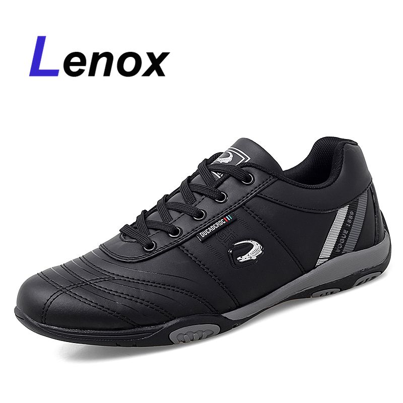 Comfort Golf Flats Mens Leather Shoes Waterproof Golf Shoes