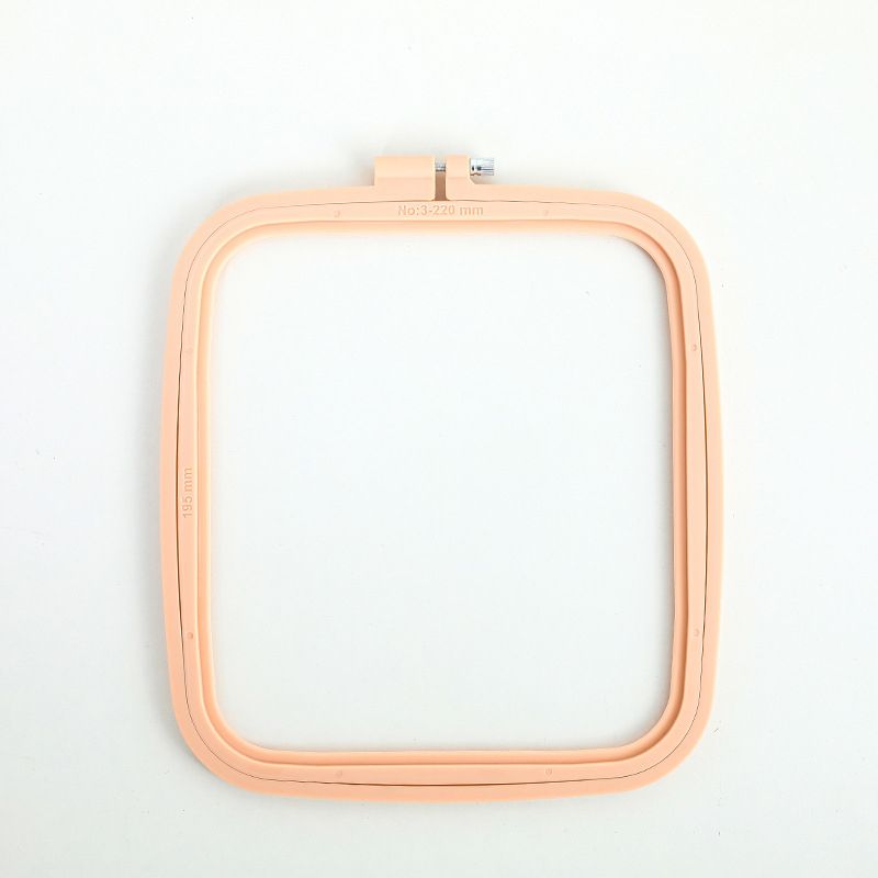 1PC Embroidery Hoops Square Cross Stitch Rack Plastic Embroidery Hoop Frame Rings For DIY Cross Stitch Sewing Craft Tools 22x19.5cm