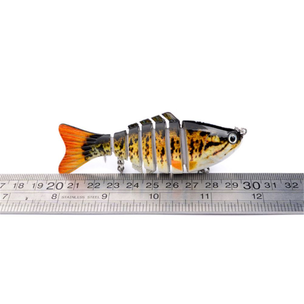 Artificial Fishing Bait Knotty Fish 10cm 5PCS Multicolor