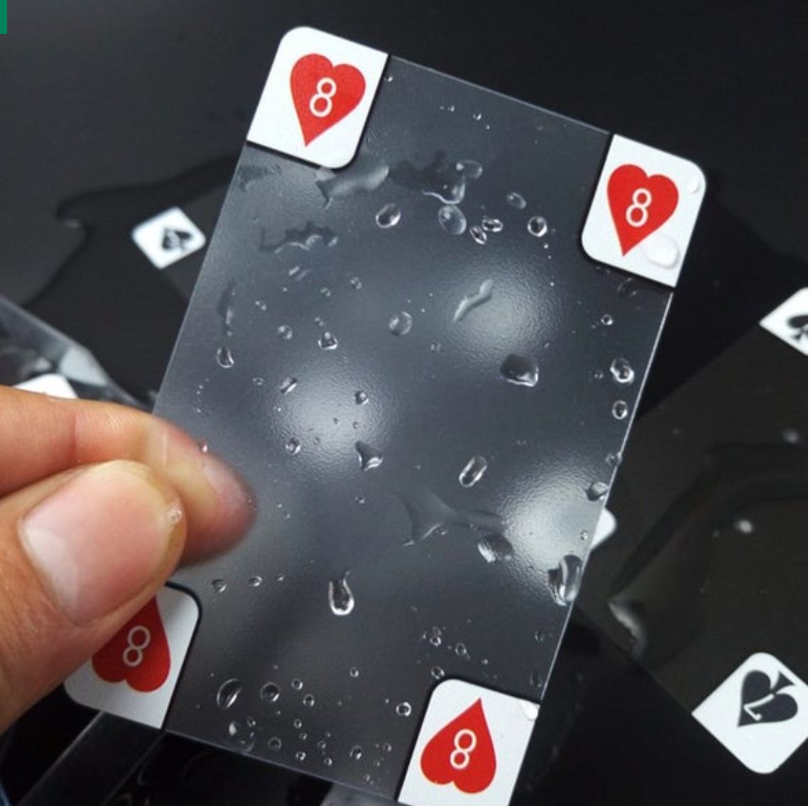 Transparent Waterproof PVC Poker Playing Cards