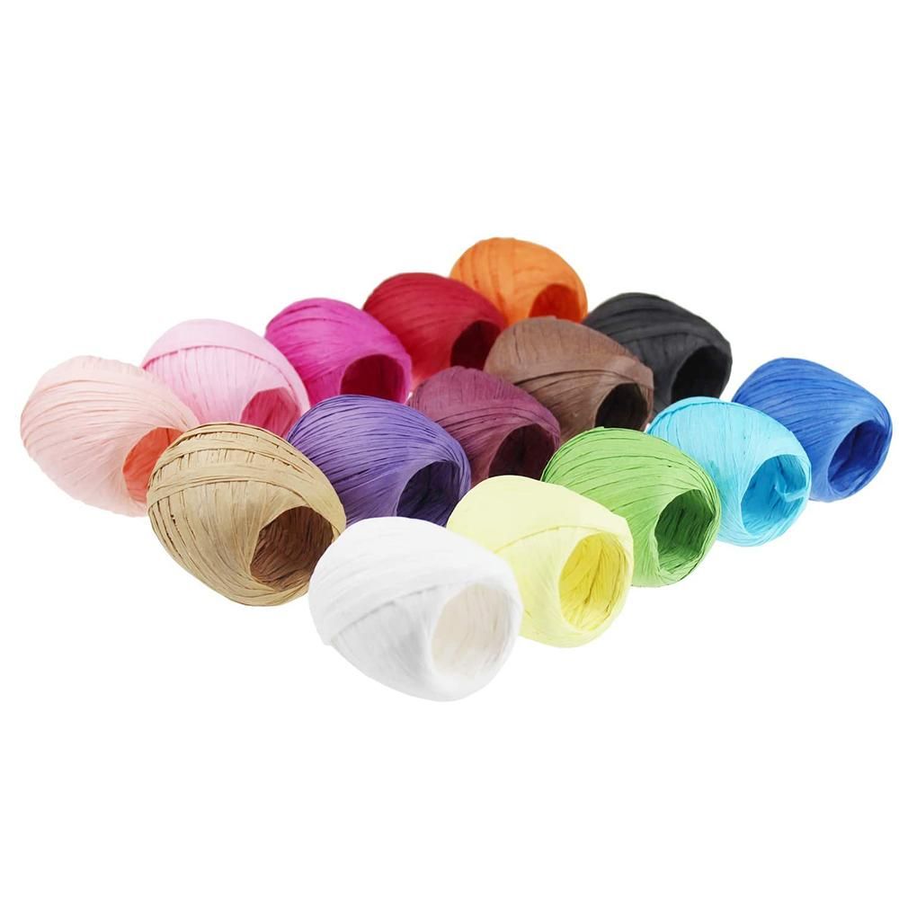15 Rolls Raffia Twine for Christmas Valentine's Day