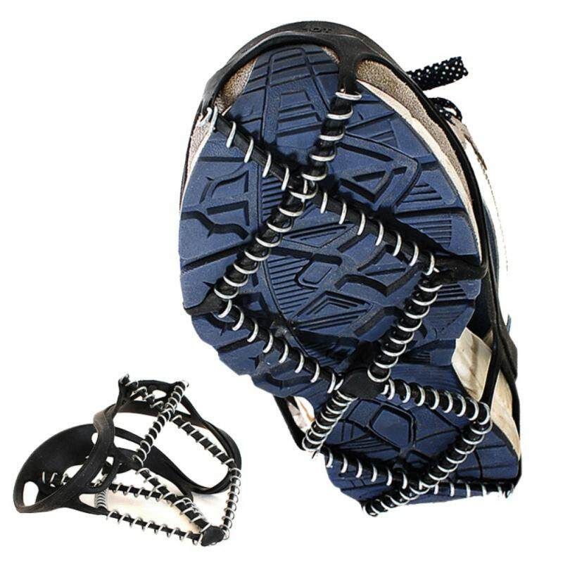 Outdoor Spring Non-slip Shoe Cover Ice Snow Climbling Crampons Hiking Walking Wear-resistant High St