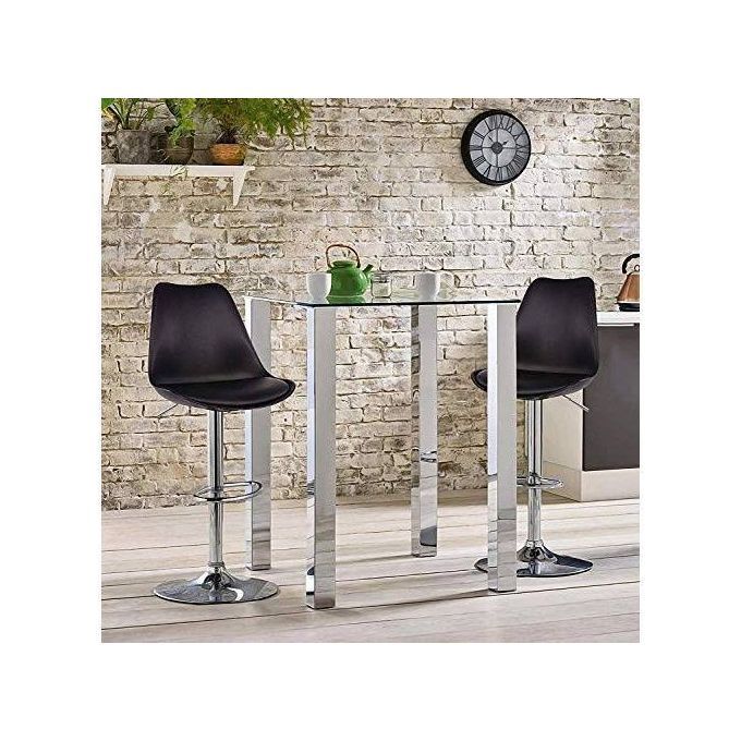 High Class 360° Swivel Bar Stool-Set Of 2