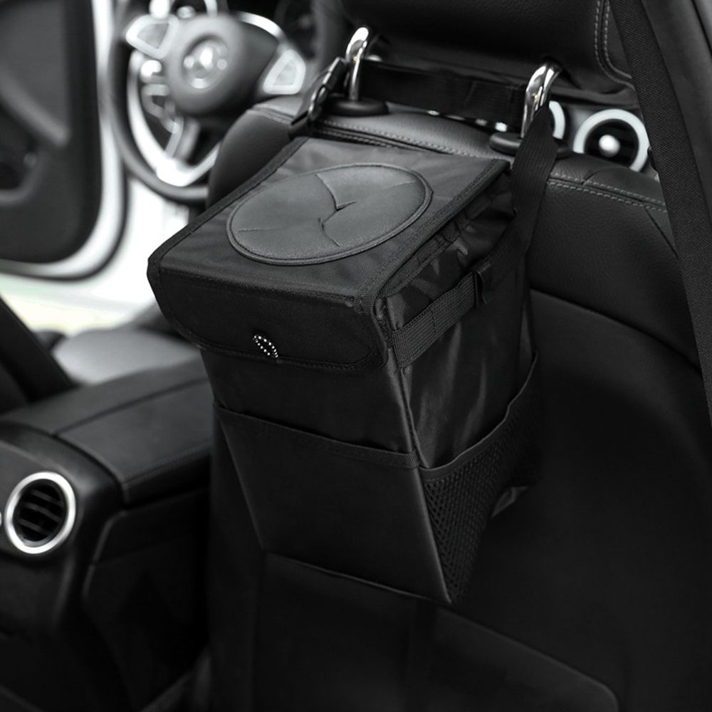Car Chair Back Storage Rack Bucket Foldable Adjustable Belt