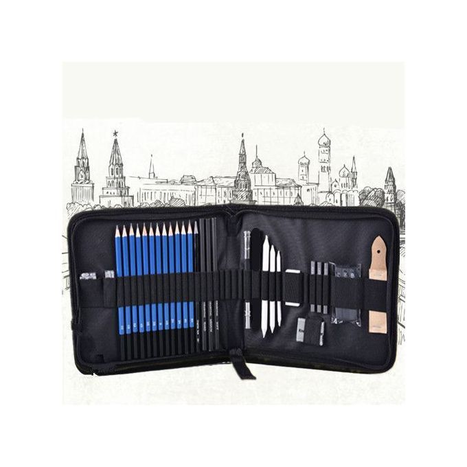 Professional Drawing Artist Kit Set Art & Bag