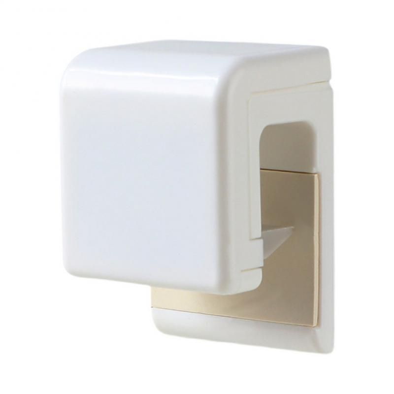 Durable Storage Folder White Bathroom Toothpaste Organizer Clip Minimst Multipurpose Plastic Toothpaste Clip Sanitary Ware