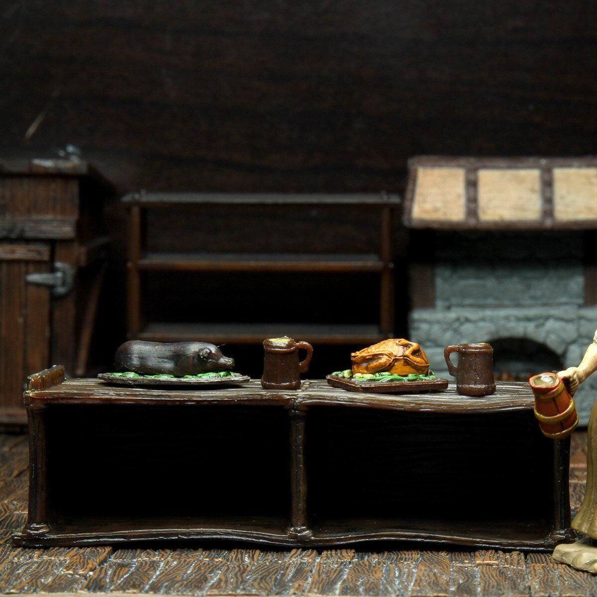 WarLock Tiles Kitchen Accessories Mini Action Figure Scene Decor