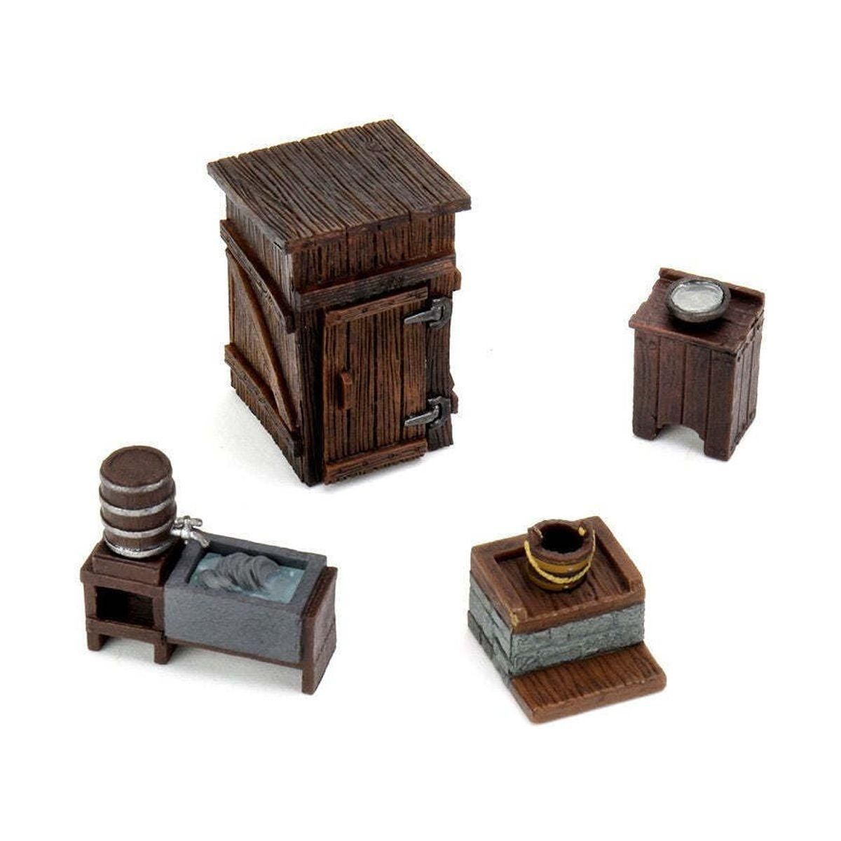 WarLock Tiles Kitchen Accessories Mini Action Figure Scene Decor