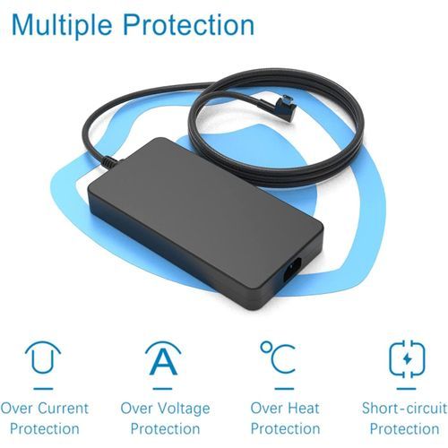 Laptop Charger 230W 19.5V 11.8A RC30-0248 AC Adapter Power Supply For Razer Blade Pro 17/4K Laptop And Razer Blade 15 W/GTX1060/GTX1070/RTX2070/RTX2080