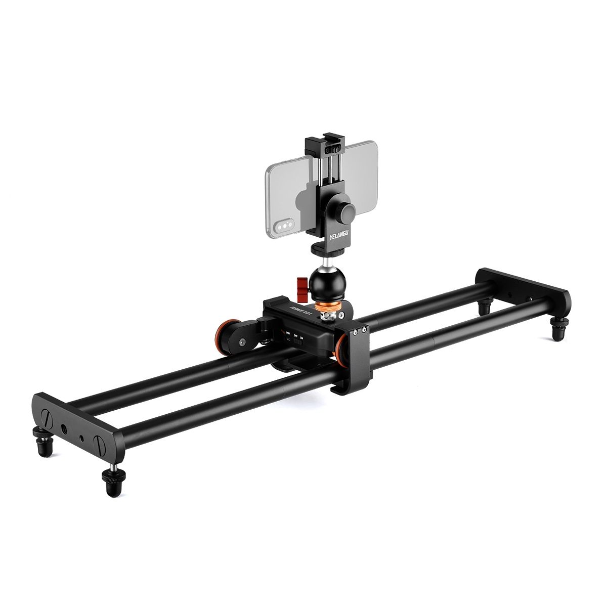 YELANGU 60cm Slide Rail Track + Dolly Car Kit