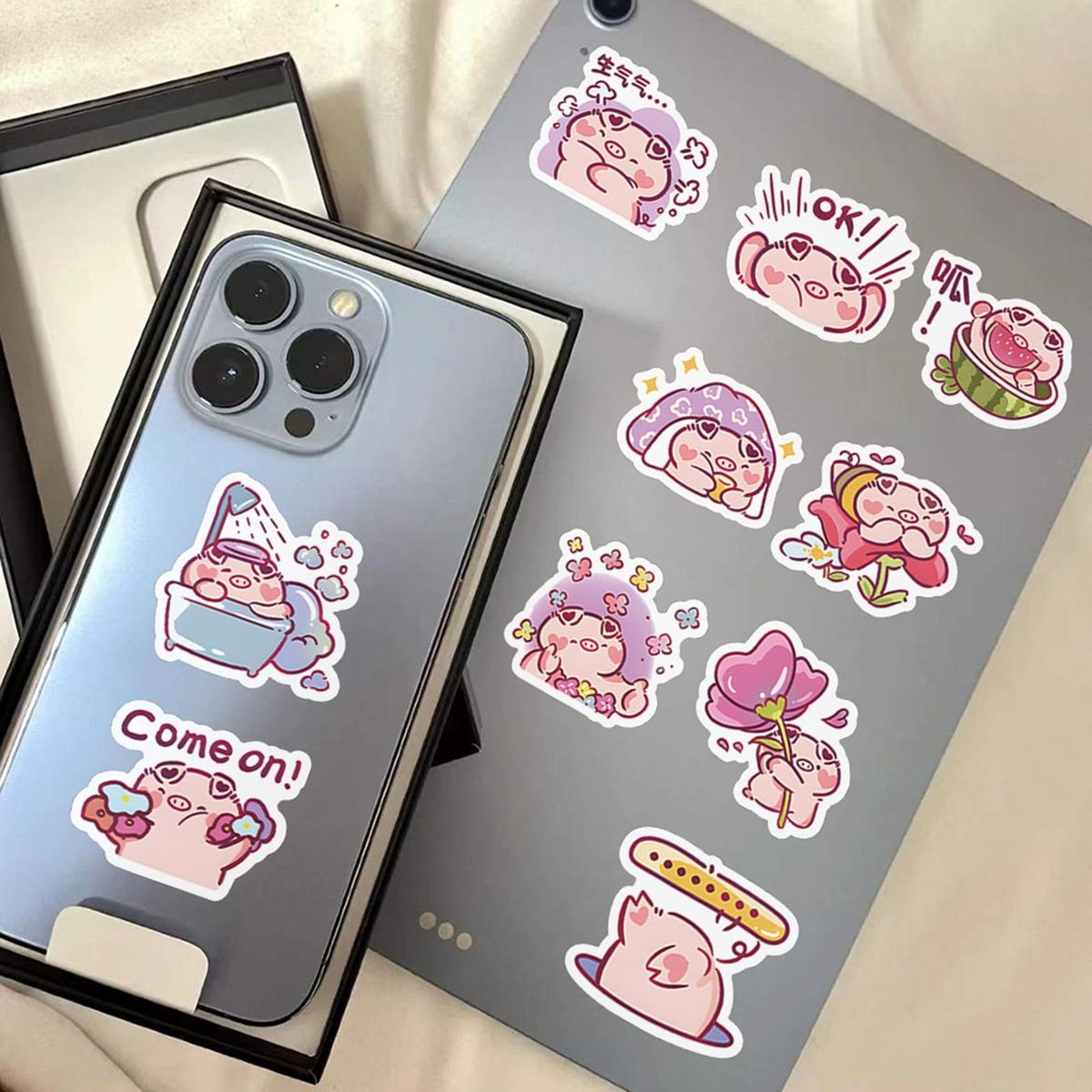 60Pcs Animal Stickers Suitcase Laptop Water Bottle Graffiti Stickers