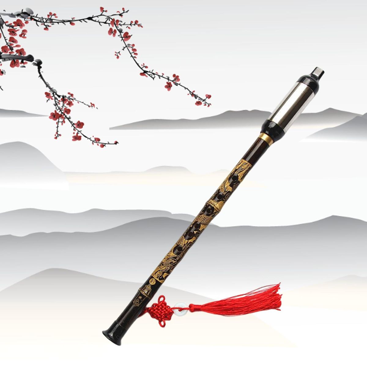 Bawu Pipe Tune G Musical Instrument Bawu Bau Vertical