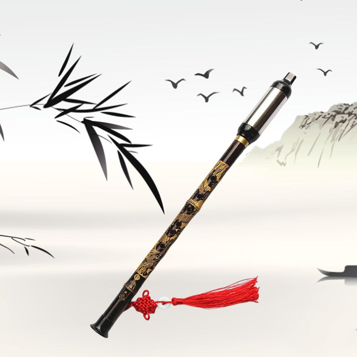 Bawu Pipe Tune G Musical Instrument Bawu Bau Vertical