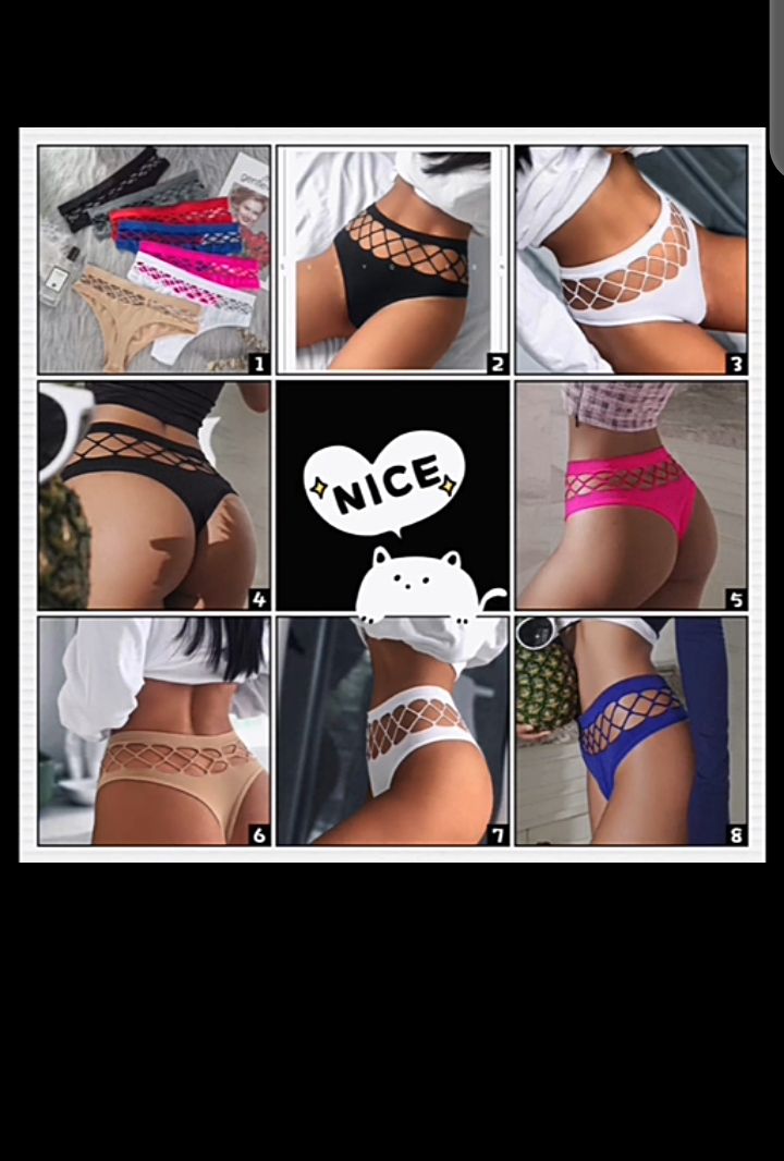 Sexy Breathable Ladies Underwear Panties 4pieces
