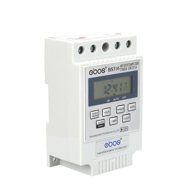 220v Timer Switch Relay 24 Hours Timer Switch With 10 Times