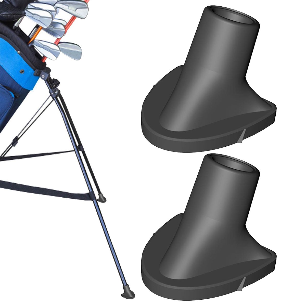 4 Pack Golf Bag Stand Replacement Feet,Golf Bag Feet