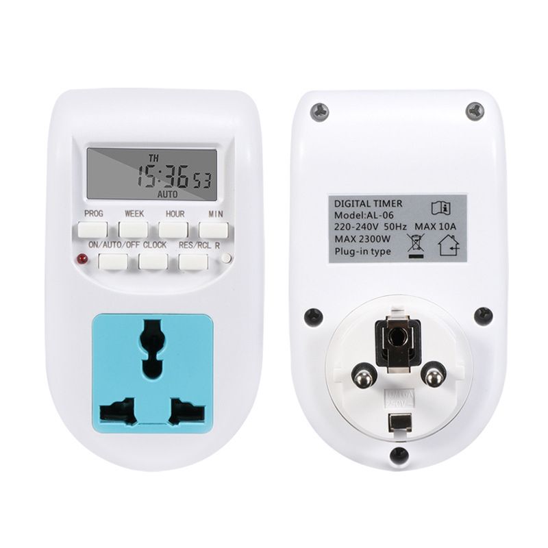Digital Time Switch Timer Socket Programmable Electronic