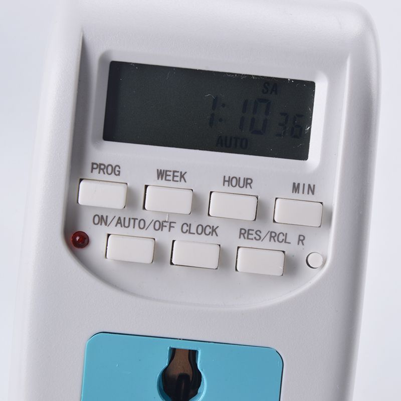 Digital Time Switch Timer Socket Programmable Electronic