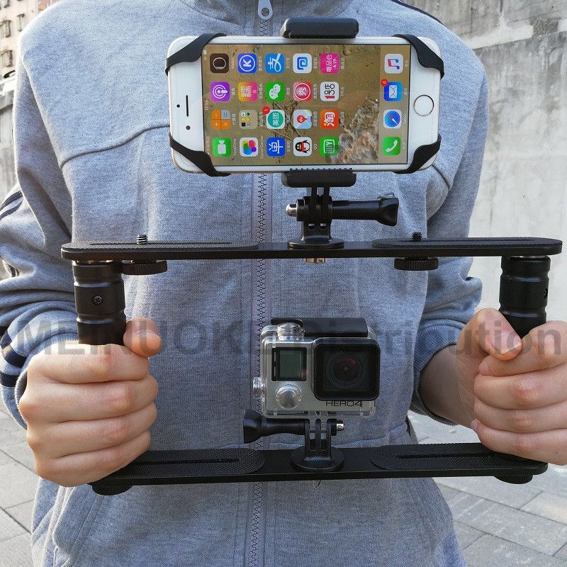 Handheld Video Stabilizer Gimbal Handle Steadicam Rig For