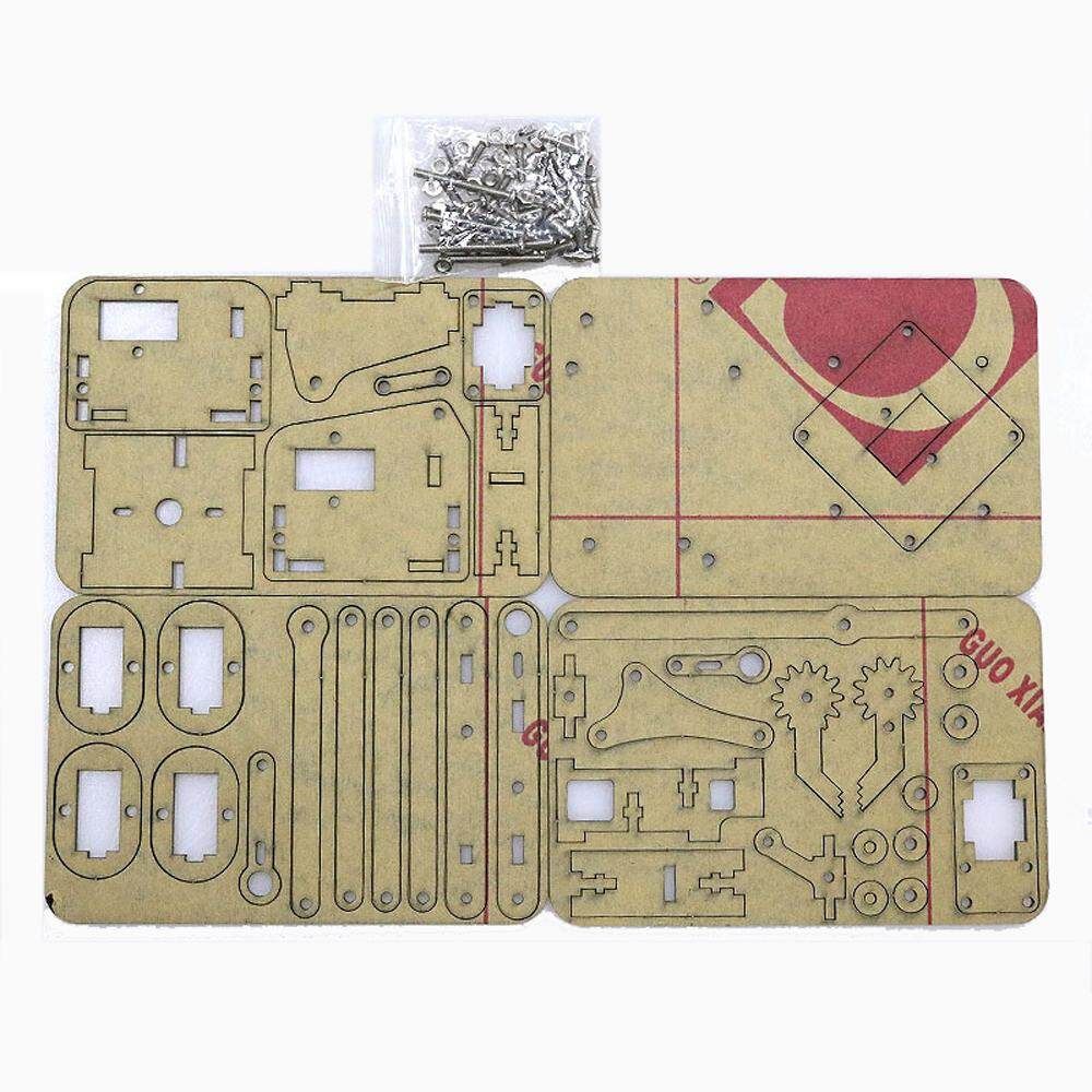 4 DOF Acrylic Unassembled DIY Robot Arm DIY Kit For Arduino Maker Learning SG90 Servo