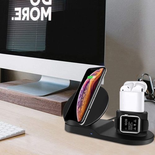 3 In 1 Wireless Charging Station For Phones, Watch And Apods