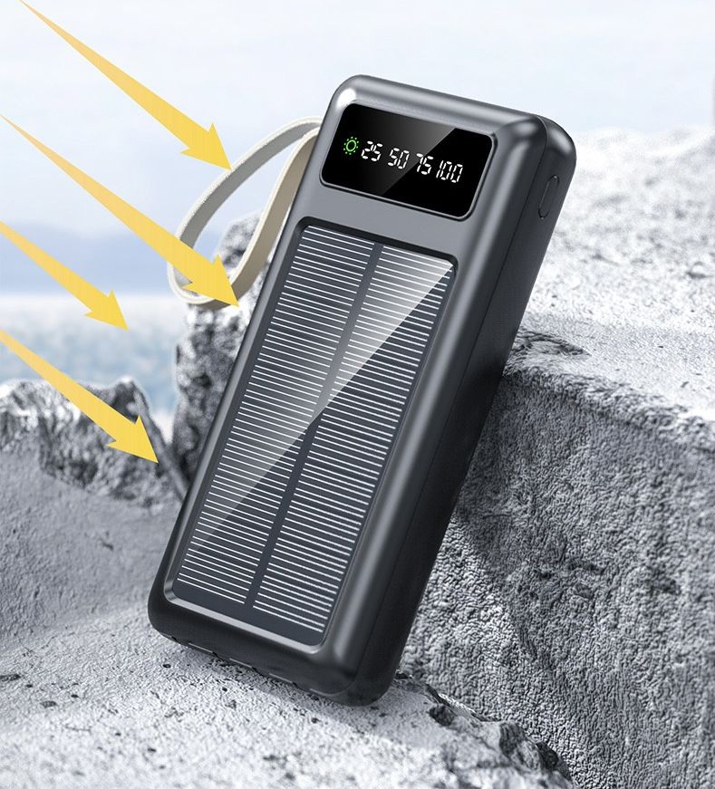 High Quality 10000mAh Solar Phone Charger Iphone Android
