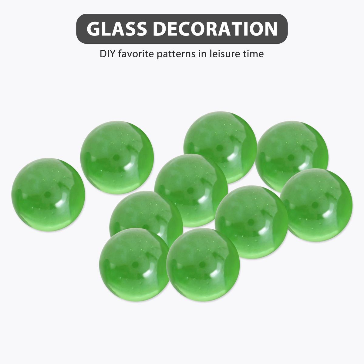 10 Pcs Marbles 16mm glass marbles Knicker glass balls decoration color nuggets toy green