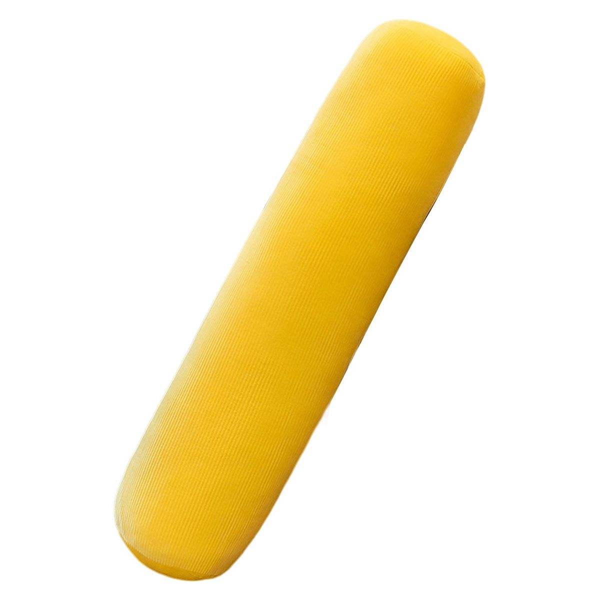Sofa Plush Cushion Plush Cylindrical Throw Pillow Stuffed Toy Yellow