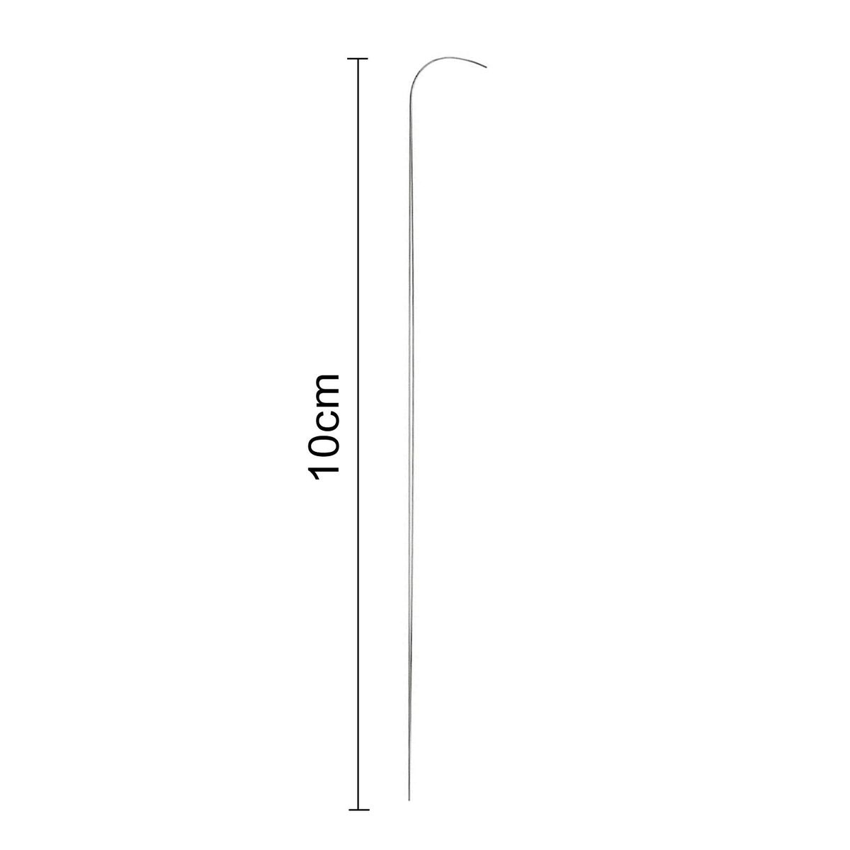 Easy Grip Beading Needles Curved Stainless Steel Beading for Diy