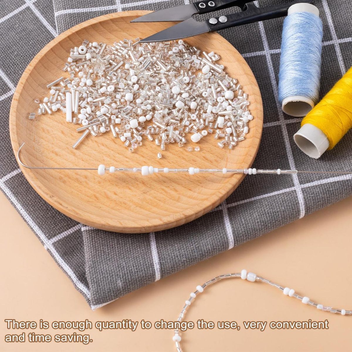 Easy Grip Beading Needles Curved Stainless Steel Beading for Diy