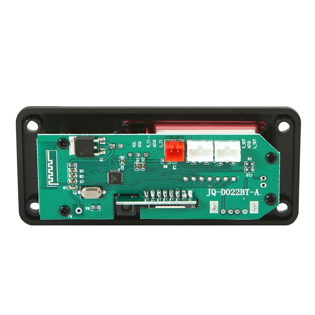 Car 5V Color Screen Display Bluetooth 5.0 Audio MP3 Player Decoder Board FM Radio TF Card USB 3.5mm AUX, With Remote Control